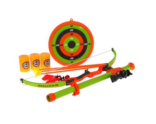 Дитячий набір лук та рушниця 2в1 + аксесуари Ramiz ZOG.881-05 - різнокольоровий