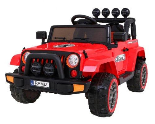 Дитячий акумуляторний позашляховик Червоний