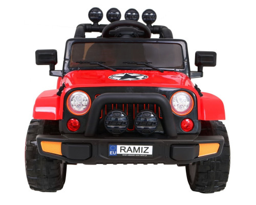 Дитячий акумуляторний позашляховик Червоний