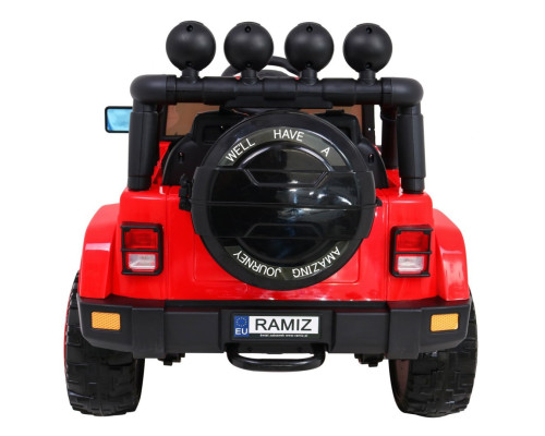 Дитячий акумуляторний позашляховик Червоний
