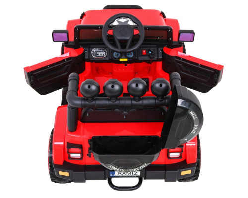Дитячий акумуляторний позашляховик Червоний