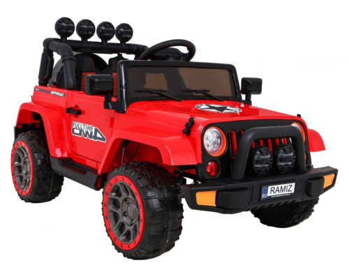 Дитячий акумуляторний позашляховик Червоний