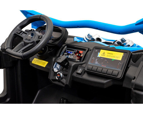 Дитяча акумуляторна машинка Баггі Maverick Turbo RR Блакитна