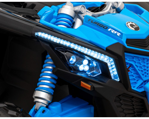 Дитяча акумуляторна машинка Баггі Maverick Turbo RR Блакитна