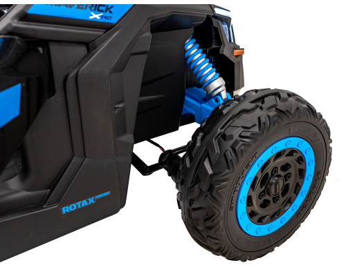 Дитяча акумуляторна машинка Баггі Maverick Turbo RR Блакитна