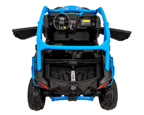 Дитяча акумуляторна машинка Баггі Maverick Turbo RR Блакитна