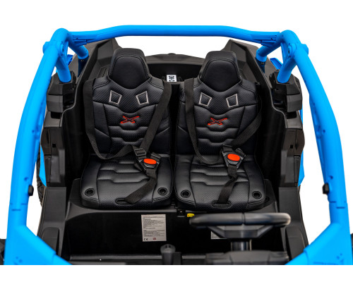 Дитяча акумуляторна машинка Баггі Maverick Turbo RR Блакитна