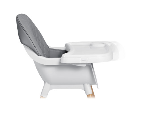 Стільчик для годування Nukido Lilo 63 х 64 х 93 см - сіро-білий