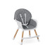 Стільчик для годування Nukido Lilo 63 х 64 х 93 см - сіро-білий