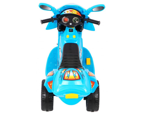 Дитячий електричний триколісний мотоцикл BJX-088 Синій + Звуки + Світло