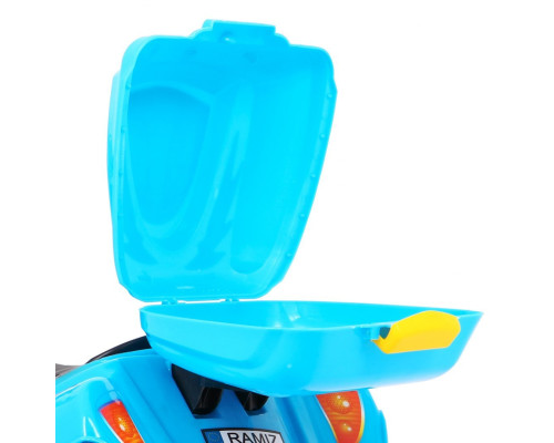 Дитячий електричний триколісний мотоцикл BJX-088 Синій + Звуки + Світло