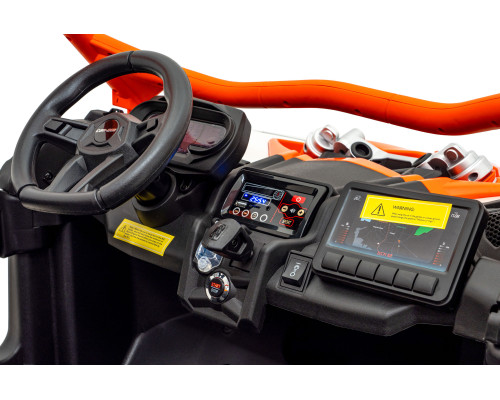 Дитяча акумуляторна машинка Баггі Maverick Turbo RR Помаранчева