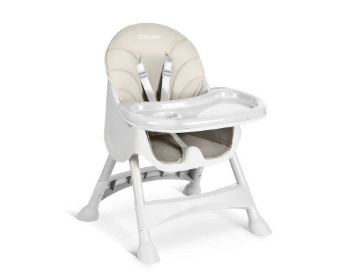 Стільчик для годування зі столиком Ricokids Milo 79 х 62 х 94 см - бежево-білий