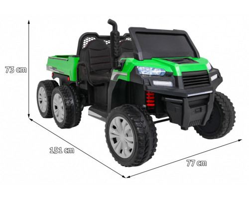 Дитяча акумуляторна машинка Farmer Truck Зелена