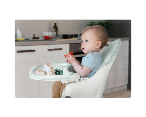Стільчик для годування зі столиком Ricokids Milo зелений Стільчик для годування зі столиком Ricokids Milo зелений