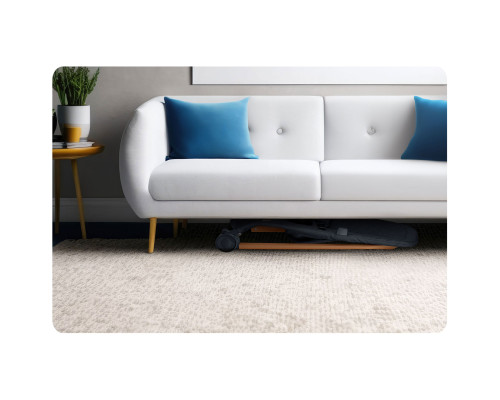 Крісло-гойдалка для немовлят Nukido, 72 х 45,5 х 41-62 см - темно-сіра