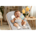 Крісло-гойдалка для немовлят Nukido 2в1 з іграшками, 74 х 40,5 х 47 см - сіра
