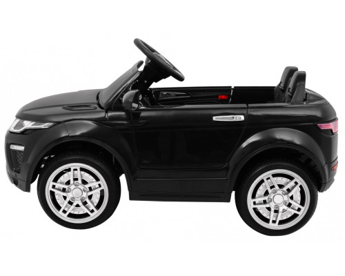 Дитячий електромобіль Rapid Racer Black + Пульт + Вільний старт + EVA + MP3 LED