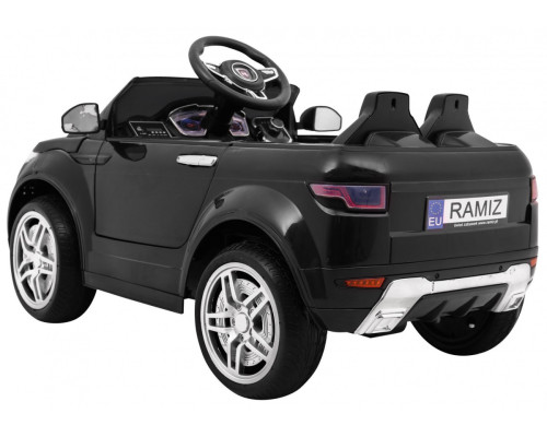 Дитячий електромобіль Rapid Racer Black + Пульт + Вільний старт + EVA + MP3 LED