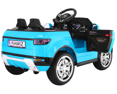 Дитячий електромобіль Rapid Racer Blue + Пульт + Вільний старт + EVA + MP3 LED