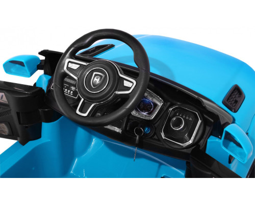 Дитячий електромобіль Rapid Racer Blue + Пульт + Вільний старт + EVA + MP3 LED