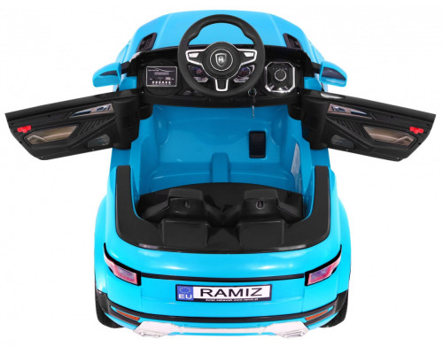 Дитячий електромобіль Rapid Racer Blue + Пульт + Вільний старт + EVA + MP3 LED