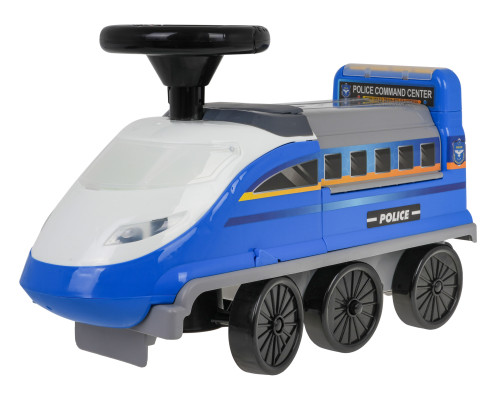 Дитячий поліцейський толокар з іграшками 2в1 3+