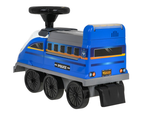 Дитячий поліцейський толокар з іграшками 2в1 3+