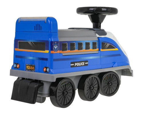 Дитячий поліцейський толокар з іграшками 2в1 3+