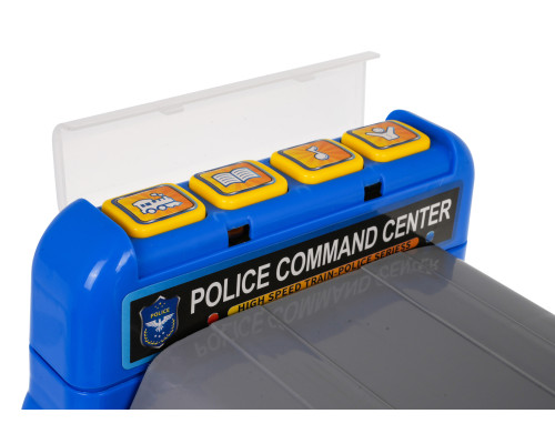 Дитячий поліцейський толокар з іграшками 2в1 3+