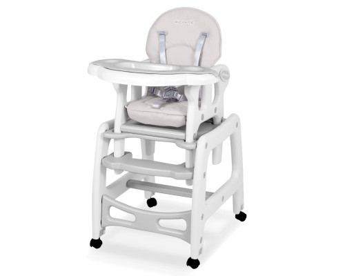 Стільчик для годування 5-в-1 Ricokids Sinco 57,5 х 104 см - сіро-білий Стільчик для годування 5-в-1 Ricokids Sinco 57,5 х 104 см - сіро-білий