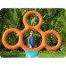 Стійка для фрисбі з обручами для дітей Bestway 122 x 64 x 135 см - різнокольорова