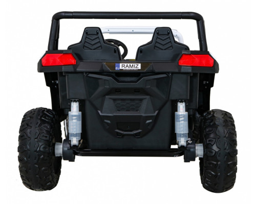 Дитячий акумуляторний баггі для 2 дітей Білий