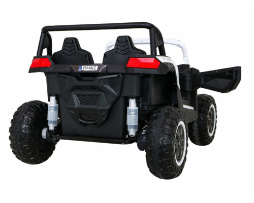 Дитячий акумуляторний баггі для 2 дітей Білий