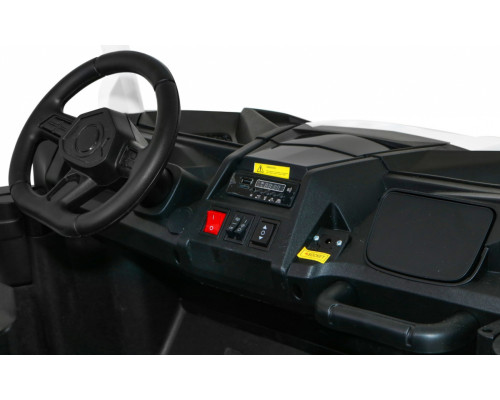 Дитячий акумуляторний баггі для 2 дітей Білий