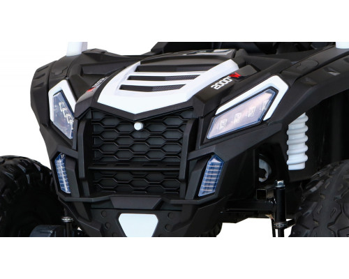 Дитячий акумуляторний баггі для 2 дітей Білий