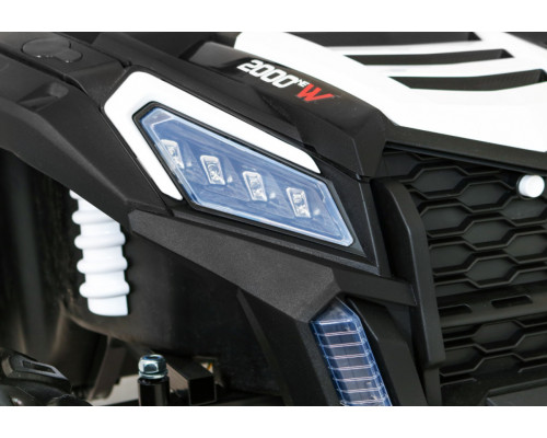 Дитячий акумуляторний баггі для 2 дітей Білий