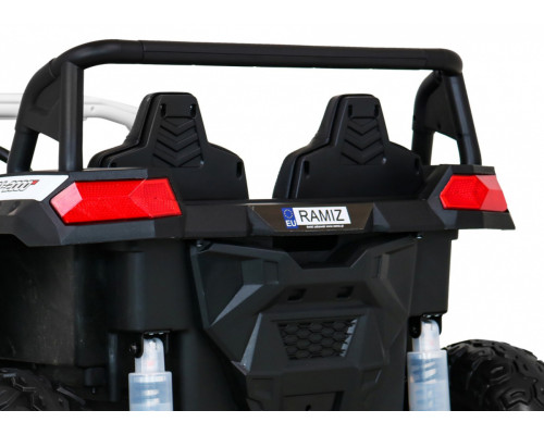 Дитячий акумуляторний баггі для 2 дітей Білий