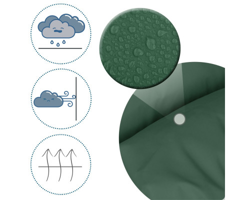 Конверт Elmi Ricokids для коляски та санок, 95 х 48 см - зелений