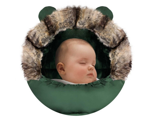 Конверт Elmi Ricokids для коляски та санок, 95 х 48 см - зелений