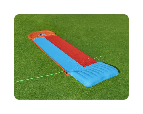 Водна гірка двомісна Bestway 52478 488 см, червно-синя