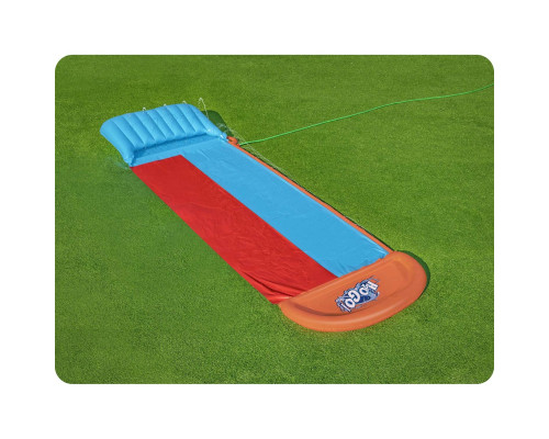 Водна гірка двомісна Bestway 52478 488 см, червно-синя