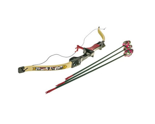 Дитячий набір лук + стріли Ramiz ZOG.AJ030-10BW, 67 х 16,5 х 3,5 см - різнокольоровий