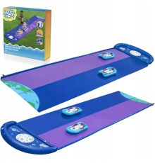 Водна гірка двомісна Bestway 52642 488 см, фіолетово-синя