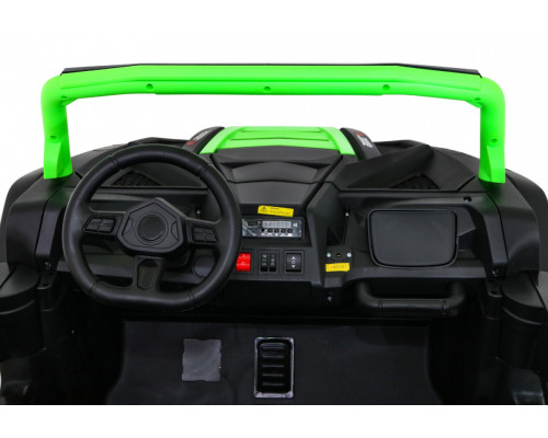 Дитячий акумуляторний Баггі для 2 дітей Зелений