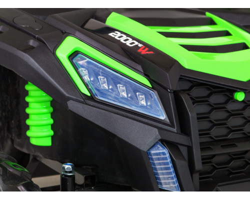 Дитячий акумуляторний Баггі для 2 дітей Зелений