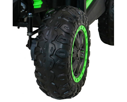 Дитячий акумуляторний Баггі для 2 дітей Зелений