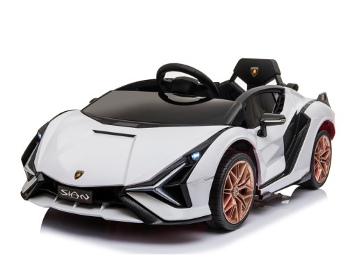 Lamborghini SIAN на акумуляторі для дітей Білий + Пульт + EVA + Free Start + Audio LED