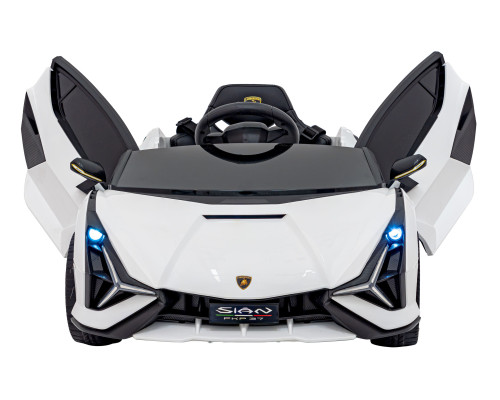 Lamborghini SIAN на акумуляторі для дітей Білий + Пульт + EVA + Free Start + Audio LED