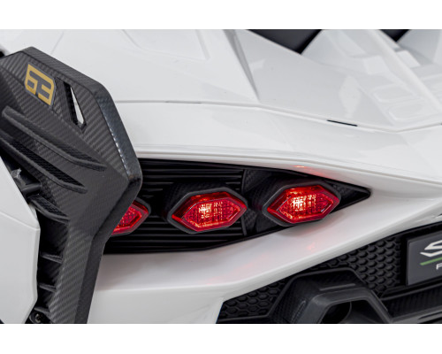 Lamborghini SIAN на акумуляторі для дітей Білий + Пульт + EVA + Free Start + Audio LED